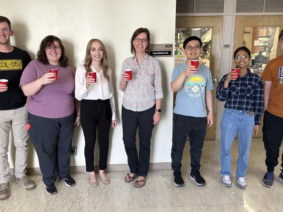 A toast to Iva's successful PhD defense